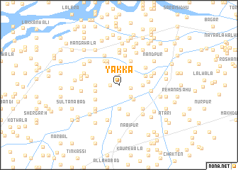 map of Yakka