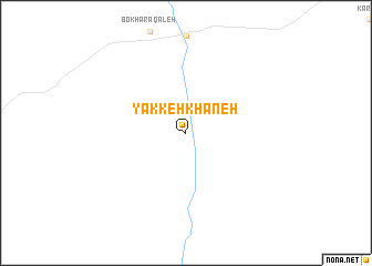 map of Yakkeh Khāneh