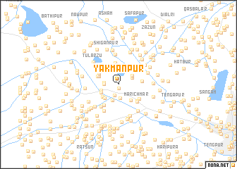 map of Yakmanpur