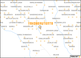 map of Yakobe Mutenta