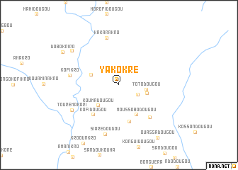 map of Yakokré