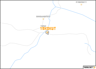 map of Yakokut