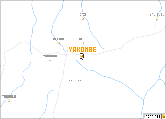 map of Yakombe