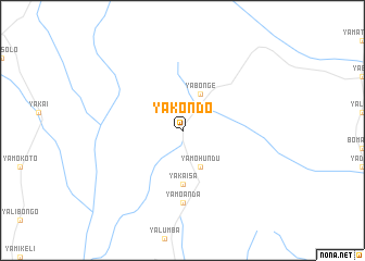 map of Yakondo