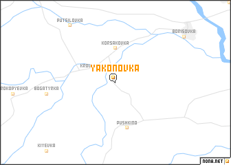 map of Yakonovka