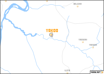 map of Yakoo
