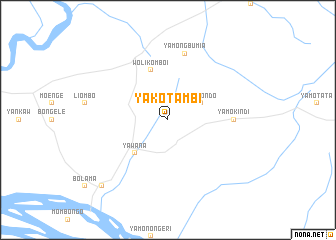 map of Yakotambi