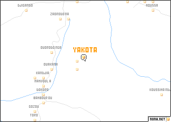 map of Yakota