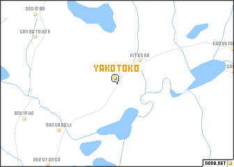 map of Yakotoko