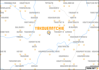 map of Yakouenntchié