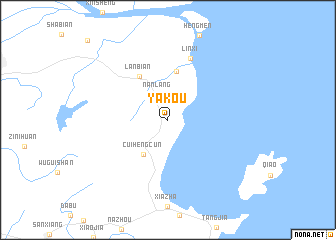 map of Yakou