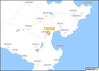 map of Yakou