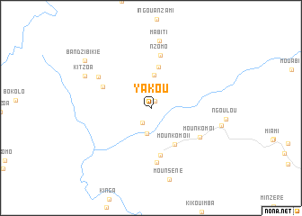 map of Yakou
