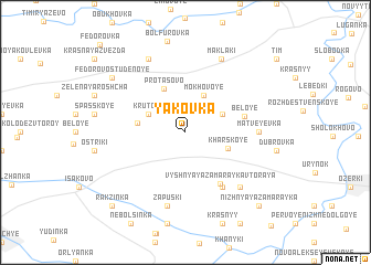 map of Yakovka