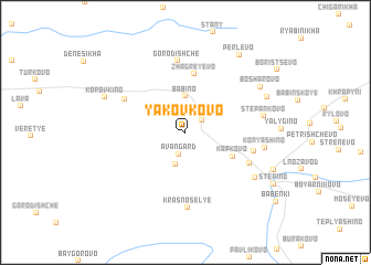 map of Yakovkovo