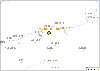 map of Yakovleva
