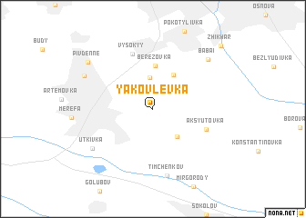 map of Yakovlevka