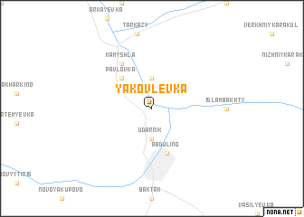 map of Yakovlevka