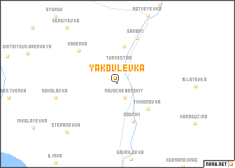 map of Yakovlevka