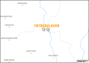 map of Yakovlevka