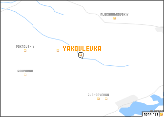 map of Yakovlevka