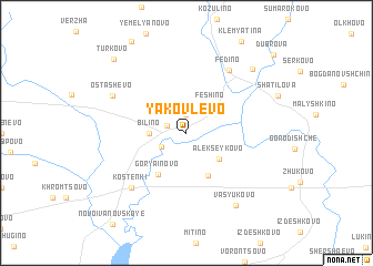 map of Yakovlevo