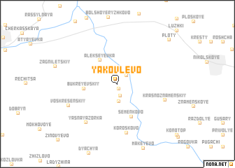 map of Yakovlevo