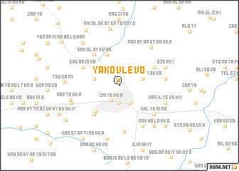 map of Yakovlevo