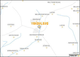 map of Yakovlevo