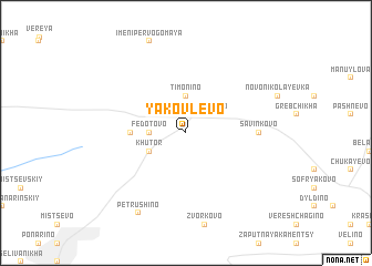 map of Yakovlevo