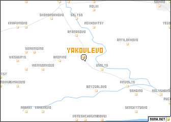 map of Yakovlevo