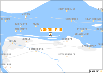 map of Yakovlevo