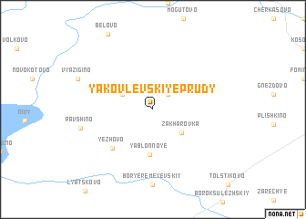 map of Yakovlevskiye-Prudy