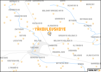 map of Yakovlevskoye