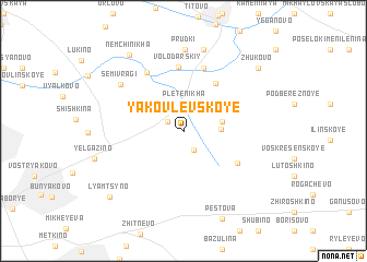 map of Yakovlevskoye