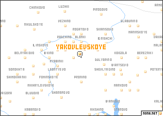 map of Yakovlevskoye