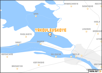 map of Yakovlevskoye