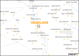 map of Yakovlivka