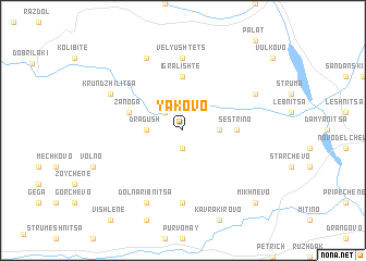 map of Yakovo