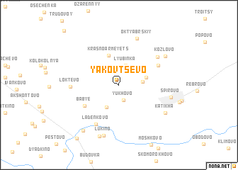 map of Yakovtsevo