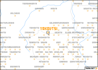 map of Yakovtsi