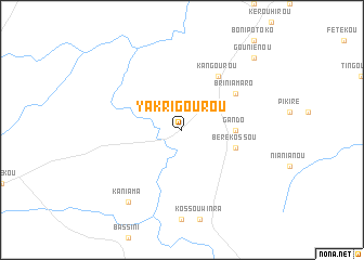 map of Yakrigourou