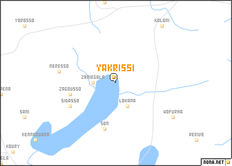 map of Yakrissi
