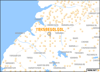 map of Yaksaedol-gol