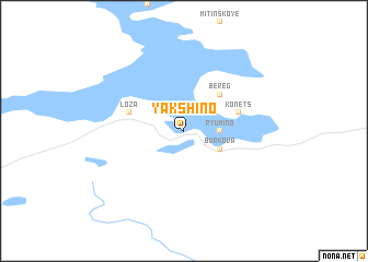 map of Yakshino