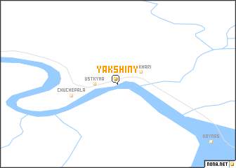 map of Yakshiny