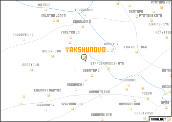 map of Yakshunovo