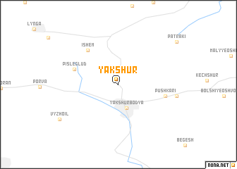 map of Yakshur