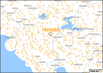 map of Yaksu-gol