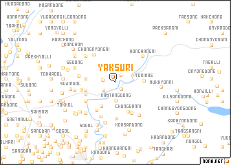 map of Yaksu-ri